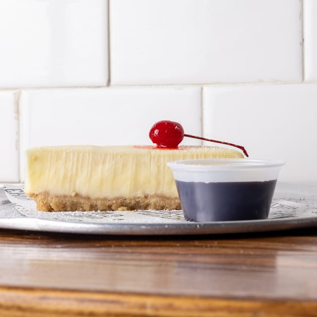 NY Style Cheesecake.